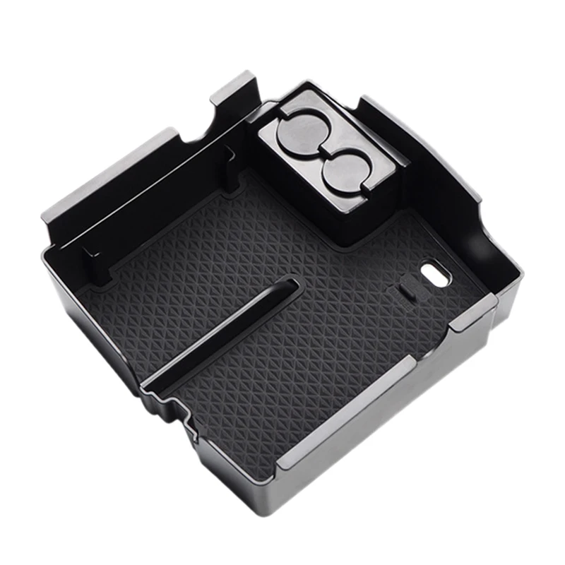 

Car Central Armrest Box Storage For JEEP Wrangler JL 2018-2020 Sport Interior Accessories Box Coin Storage BLACK