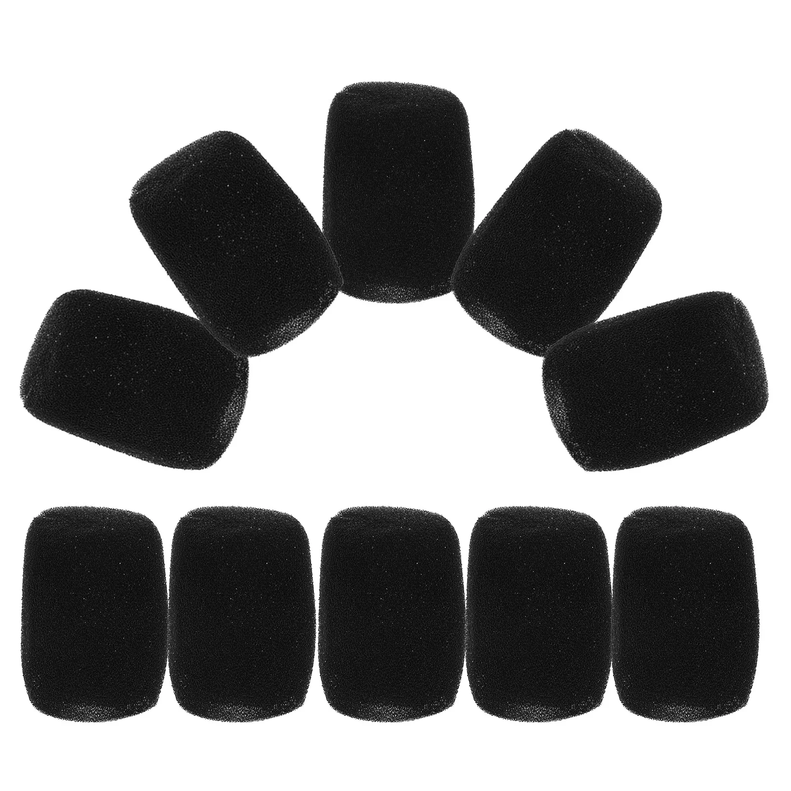 

12 pcs Microphone Sponge Cover Foam Windscreen For Handheld Wired Mics Universal Fit Live Sound Recording Studio Ktv Anti-Wind