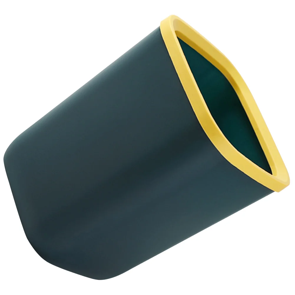 

Garbage Container Bin Living Trash Basket (dark Blue 10l) Outdoor Can Slender Rubbish