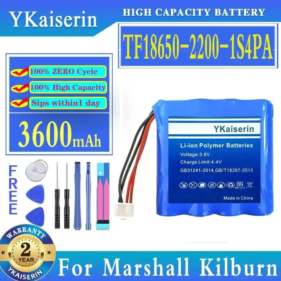 

Портативный аккумулятор Bluetooth-динамика TF18650-2200-1S4PA 3600 мАч для Marshall Kilburn