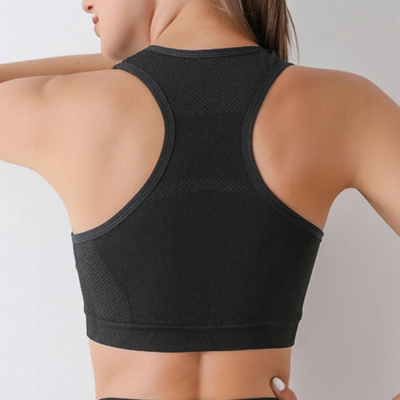 Women Sports Bra Top Push Up Fitness Yoga Bra Underwear Sport Tops For Women Breathable Running Vest Gym Wear