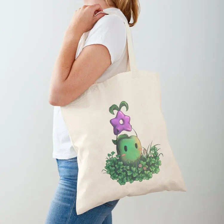 

Stardew Valley Junimo Illustration Tote Bag eco bag folding university shopper bag Women's beach bags hand