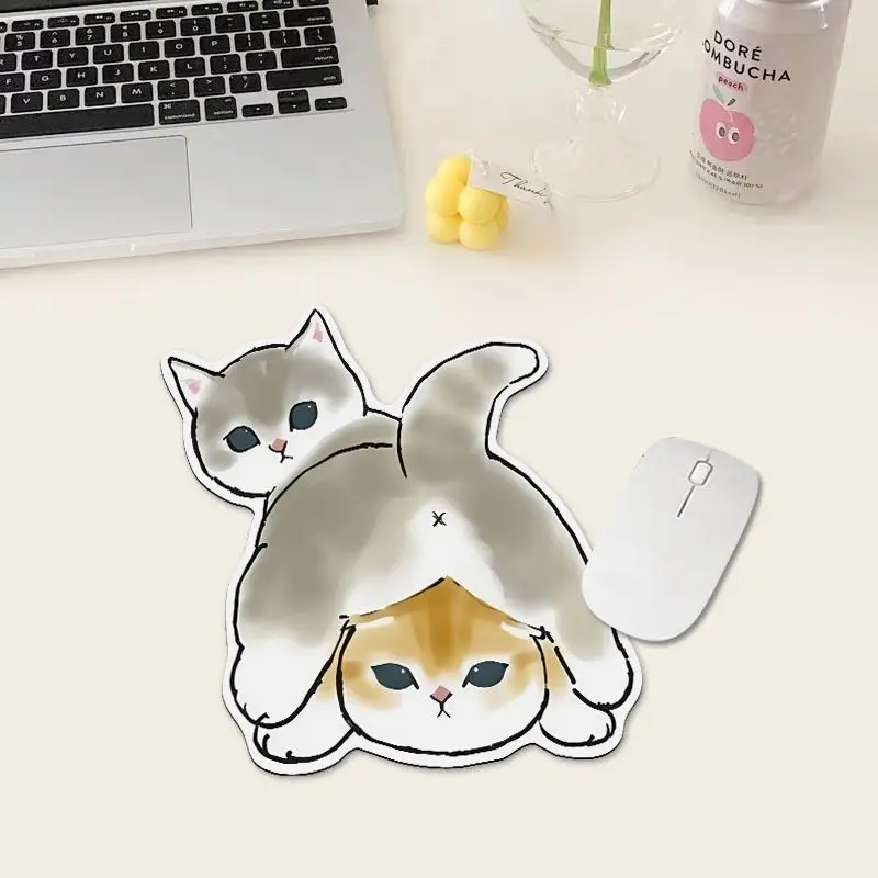 New Mofusand Cute Irregular Small Mouse Pad Dirt-Resistant Anti-Slip Wear-Resistant Portable Keyboard Wrist Rest Pad Gift
