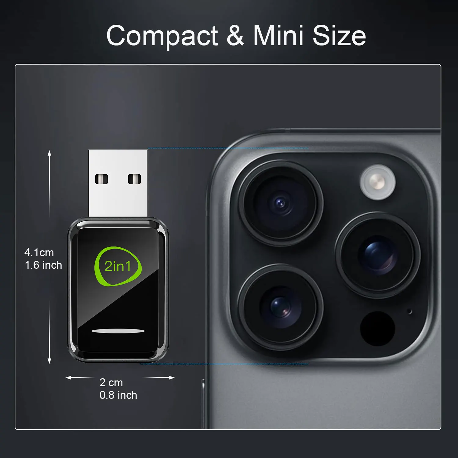 ワイヤレスCarPlayアダプター 2in1機能 ワイヤレスCarPlay AIボックス ミニスマート Easyconnect USBドングル カープレイボックス