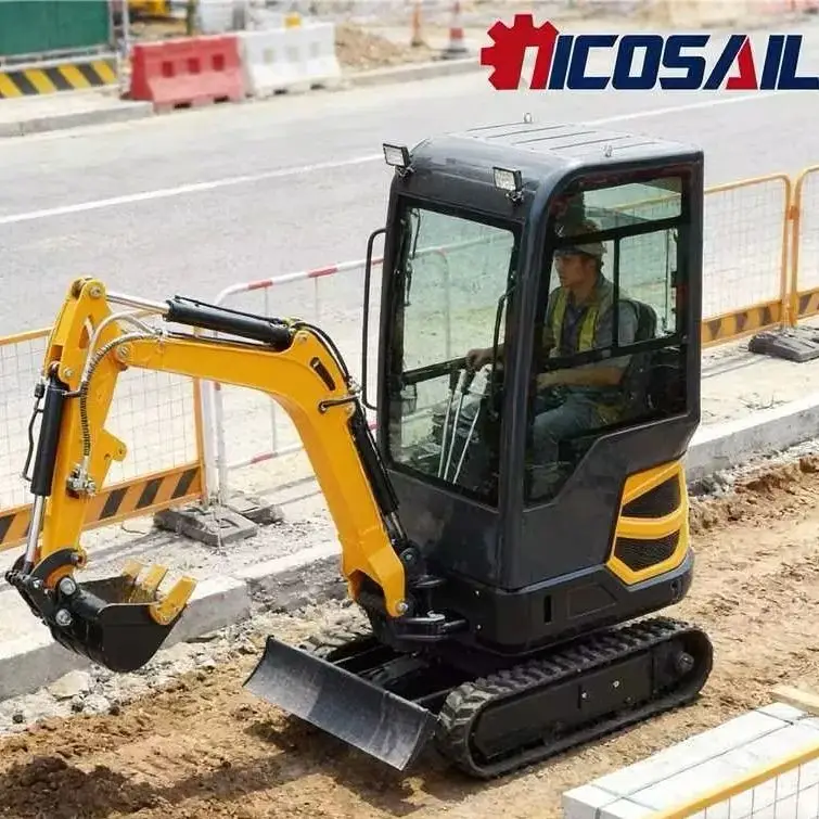 

1 ton 1.8-ton hydraulic mini excavator, affordable small excavator with EPA engine, suitable for the US market