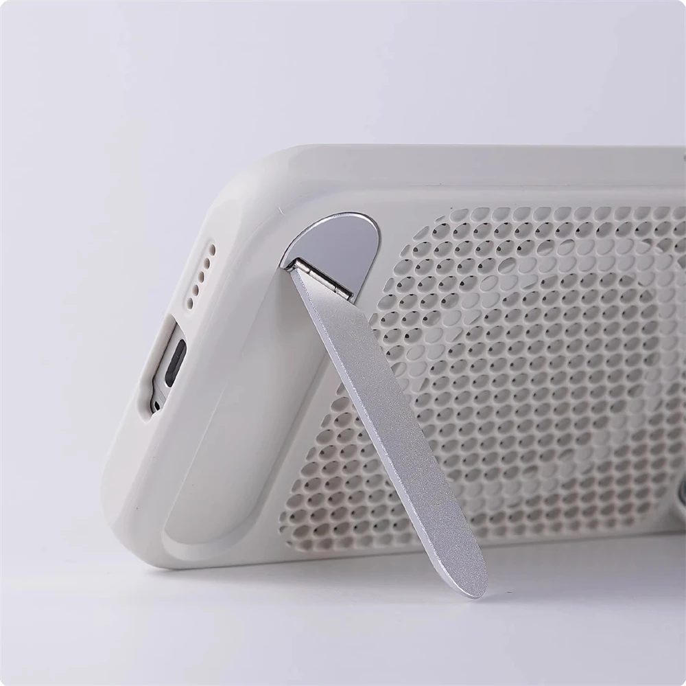Luksusowe etui z magnetycznym bumperem rozpraszającym ciepło do Xiaomi MI 17 17Pro 17 ProMax, siatkowe, oddychające, odporne na wstrząsy, z uchwytem. — zdjęcie produktu 4