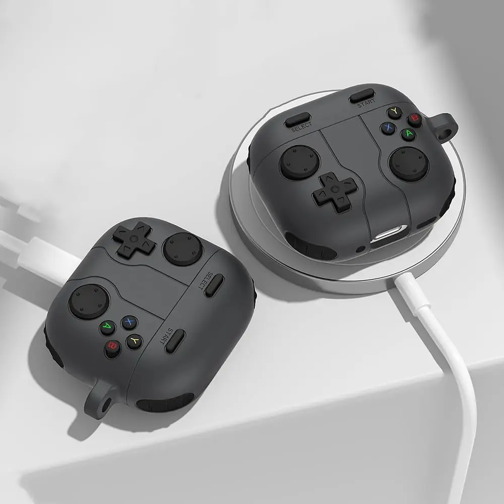 2025 غطاء من السيليكون لأجهزة Airpods 4 الجيل لطيف الكرتون مضحك غطاء مع مجموعة نظافة ل Airpods 4 غطاء مقاوم للصدمات Funda