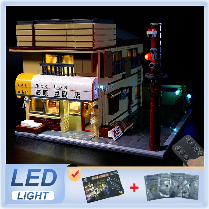 

DIY RC LED Light Kit For LEGO C61031 Fujiwara Tofu shop (Only LED Light,Without Blocks Model)