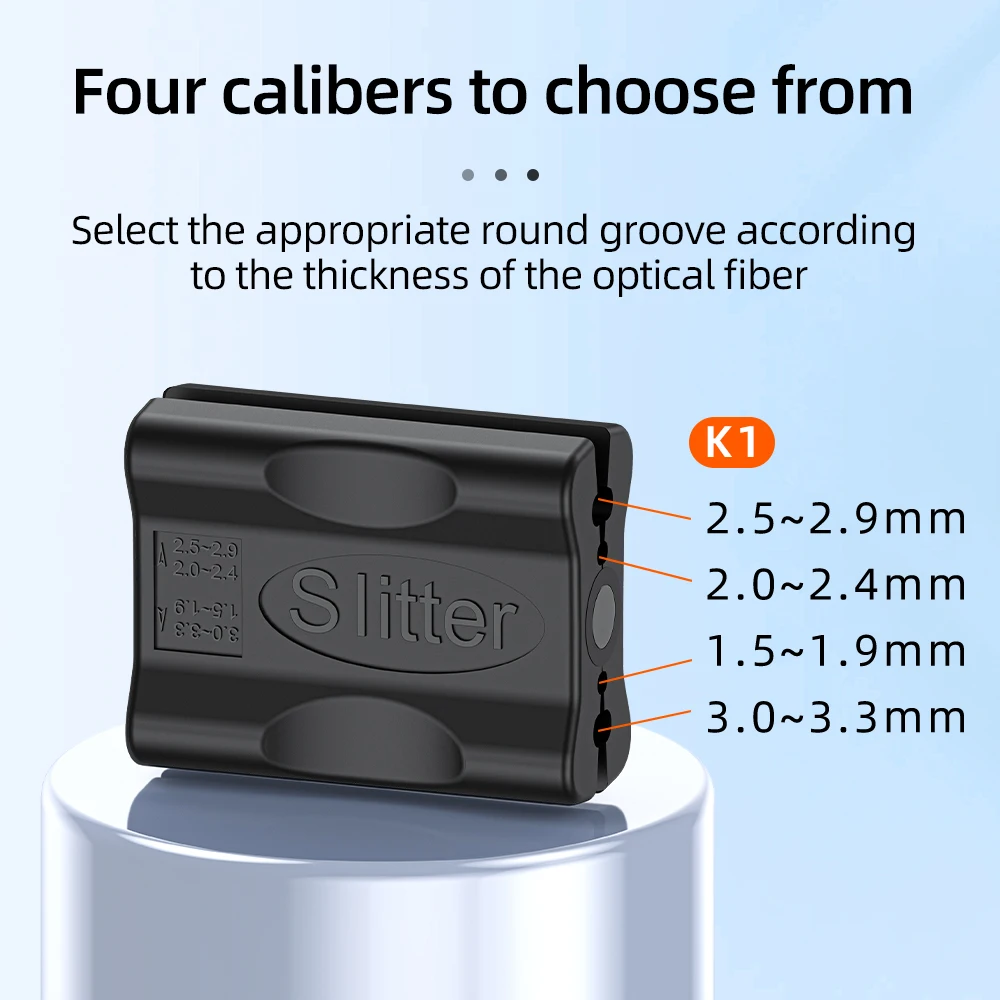 K1/A-09 Fiber Optic Longitudinal Bundle Tube Stripper 1.5-33mm Slitter Single-core/Ribbon-shaped Cable Center Pipe Stripping