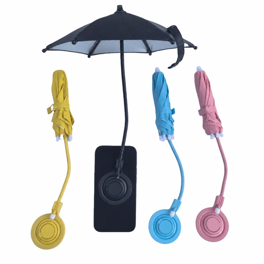 

Universal Adjustable Magnetic Phone Umbrella 360° Rotation Sun Ring Holder Phone Stand Mini for Magsafe/IPhone/Samsung Mac