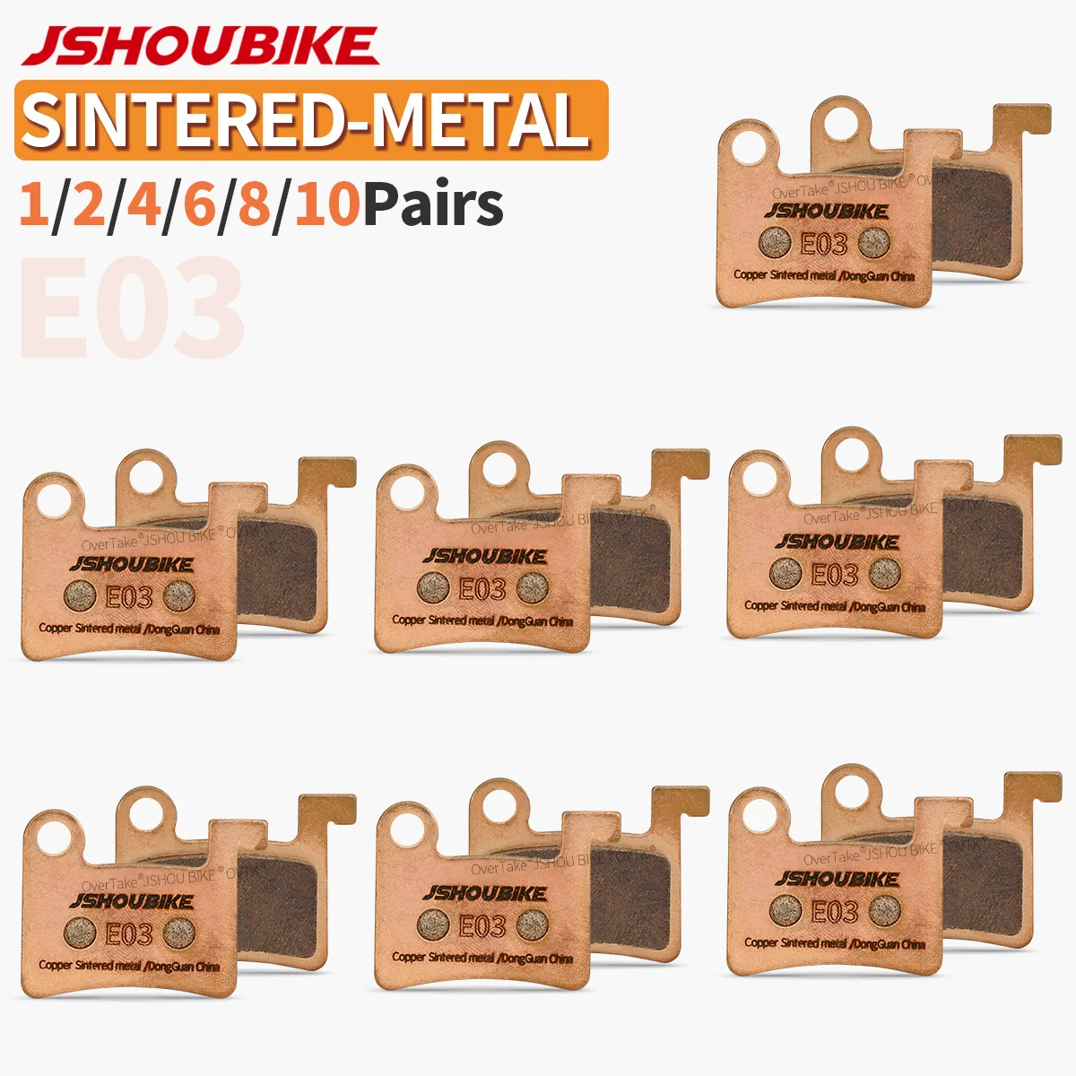 

1/2/4/6/8/10 pairs Sintered Metal hydraulic brake pads for DYISLAND LD-200PLUS,LD4X-600,LDX-300,E-BIKE,XOD D610 bike parts