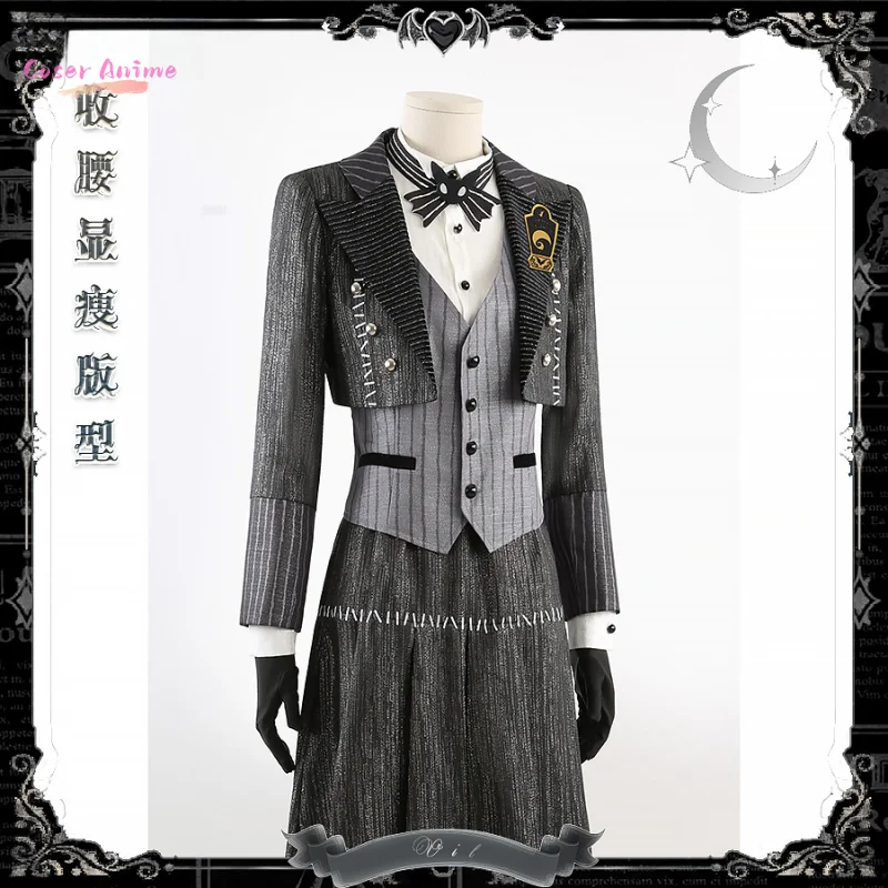 Twisted-Wonderland ‌   Костюм для косплея Vil Schoenheit, униформа на Хэллоуин, карнавал, вечеринку, Рождество, ролевая одежда, одежда