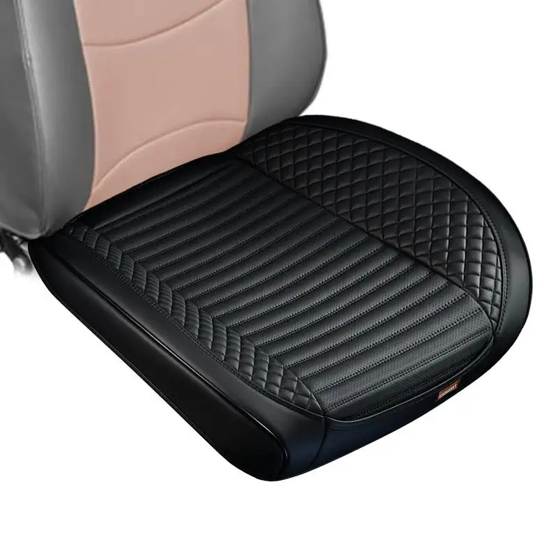 

Front Seat Covers For Cars Waterproof Anti-Slip Seat Protector Nappa Leather Comfortable Universal Seat Protection Car Interior