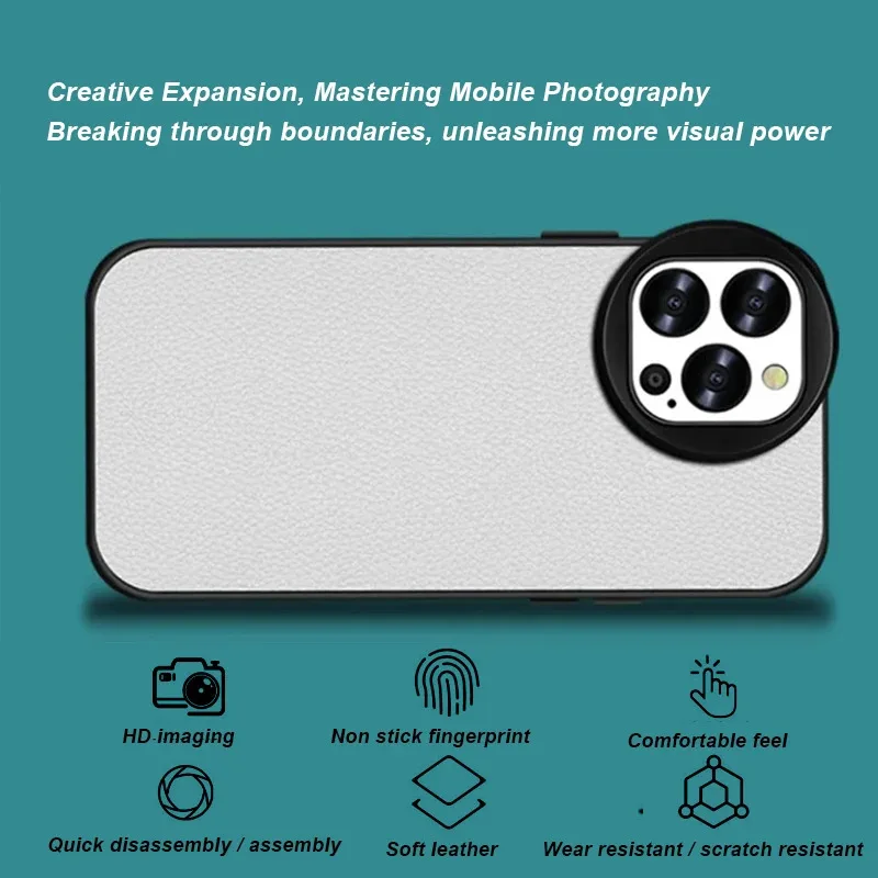 Custodia per cellulare ANLAIKE per iPhone 16 Pro Max, filtri da 52 mm, accessori per fotografia, placcatura, custodia protettiva morbida in TPU per lenti complete