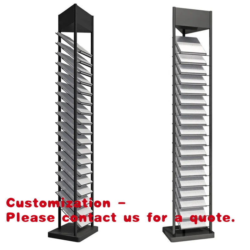 custom.2025 New Style Cheap Metal Tile Display Drawer Cabinet with Slatwall Panel Design and LED Shelf