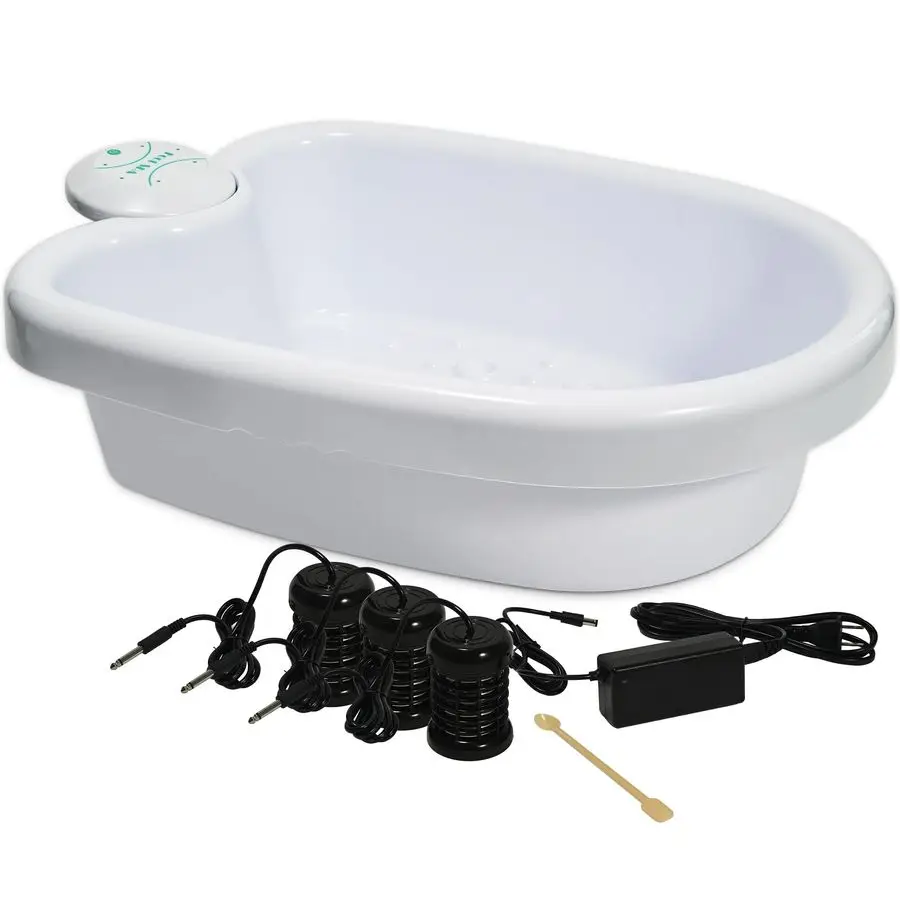 

Ionic Foot Detox Machine, Foot Spa Kit with Foot Bath Soak Tub, 3x Super Duty Array for Home Use