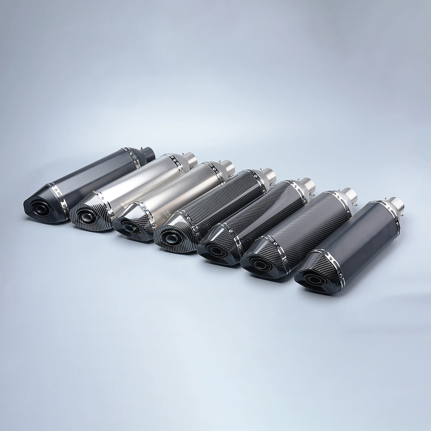 

Universal 51MM Modified Motorcycle Exhaust Muffler DB Killer Escape Pipe CB400 Ninja250 MT09 Z800 Z900