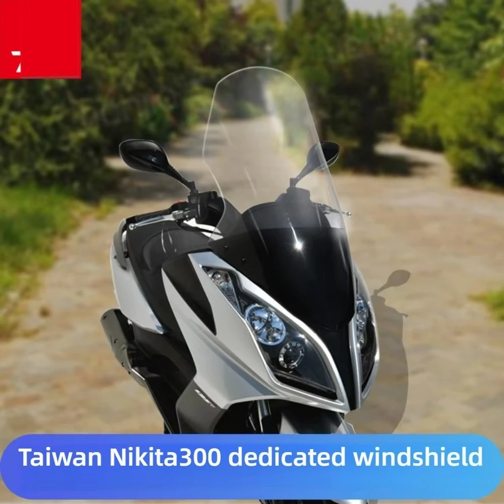 Front Windshield Windscreen Taiwan Version Nikita Style Modified Wind Deflector Accessories for Kymco Downtown 300i