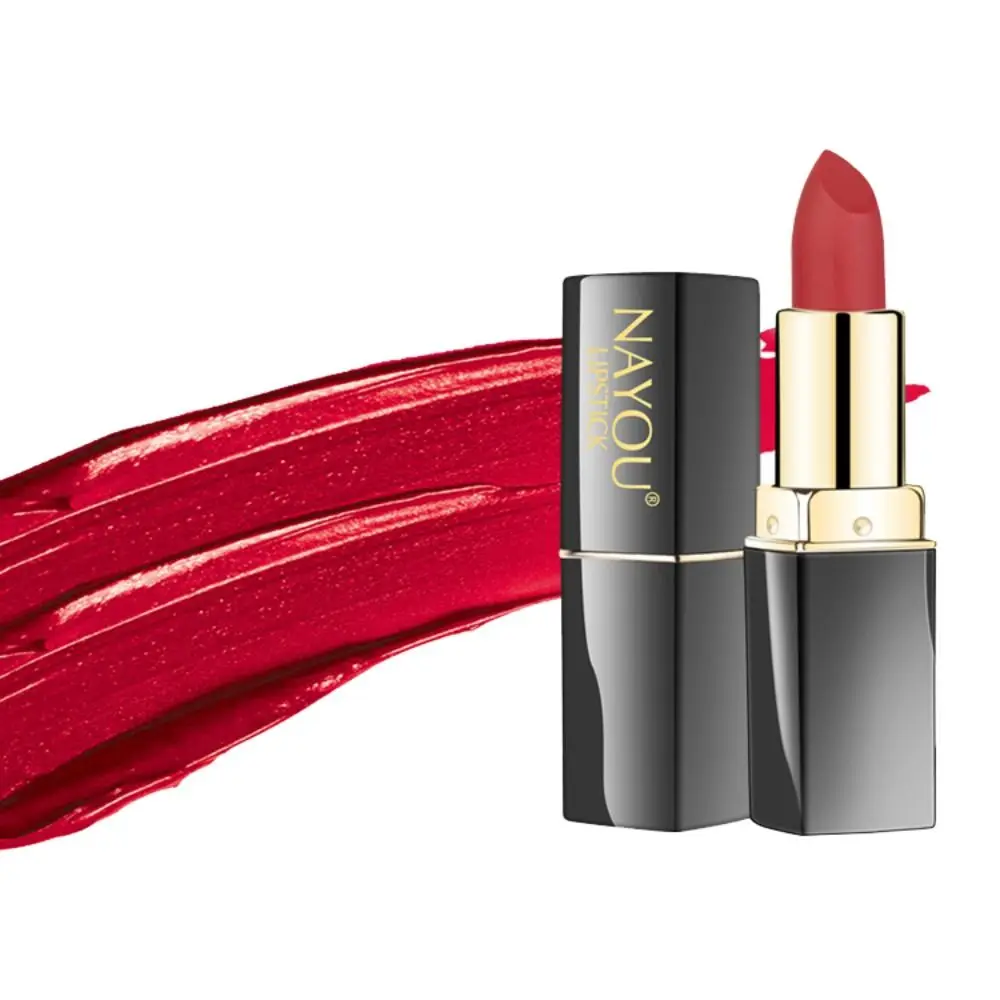 6PCS Waterproof Soft Fog Matte Lipstick Long-lasting Non-Fading Lip Gloss Square Tube Moisturizing Lip Balm Makeup Cosmetics