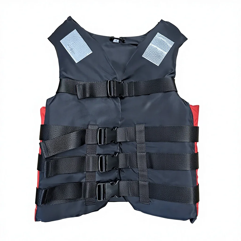 Professional Manufacturer's Customizable Adult Life Jacket Oxford Fabric Water Safety Floating Vest on Sale