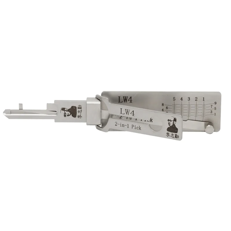 LW4 LW5 LISHI 2in1 für LOCKWOOD Schlossöffnungswerkzeug Decoder Profi-Werkzeug Schlosserwerkzeug – Detail 4