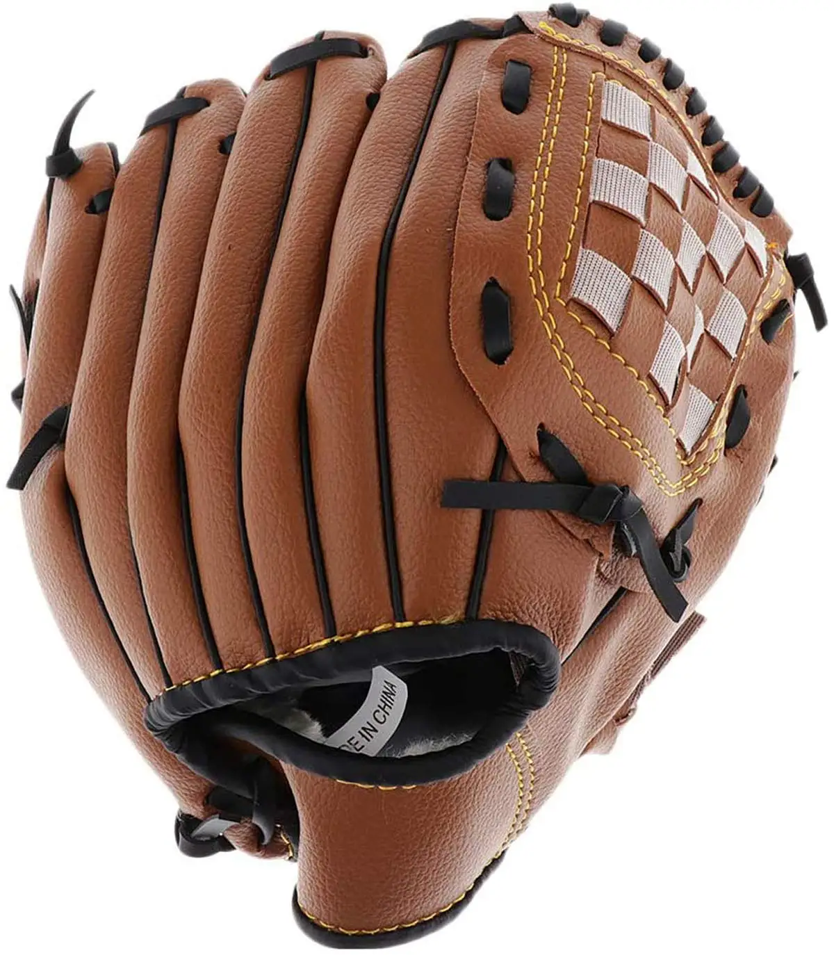 Baseball Gloves with Soft Solid PU Leather Thickening Pitcher Softball Gloves for Child Teens Adult Right Hand Throw, Left Hand