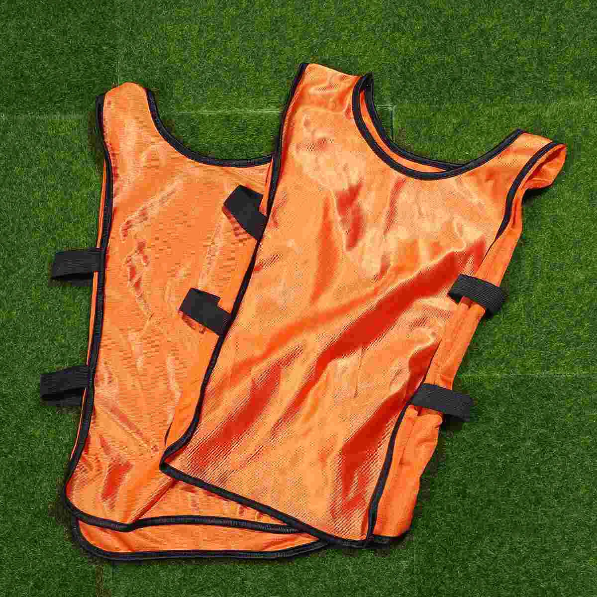 6 Pcs Scrimmage Vest Running Training Waistcoat Baby Bib Soccer Jersey Football