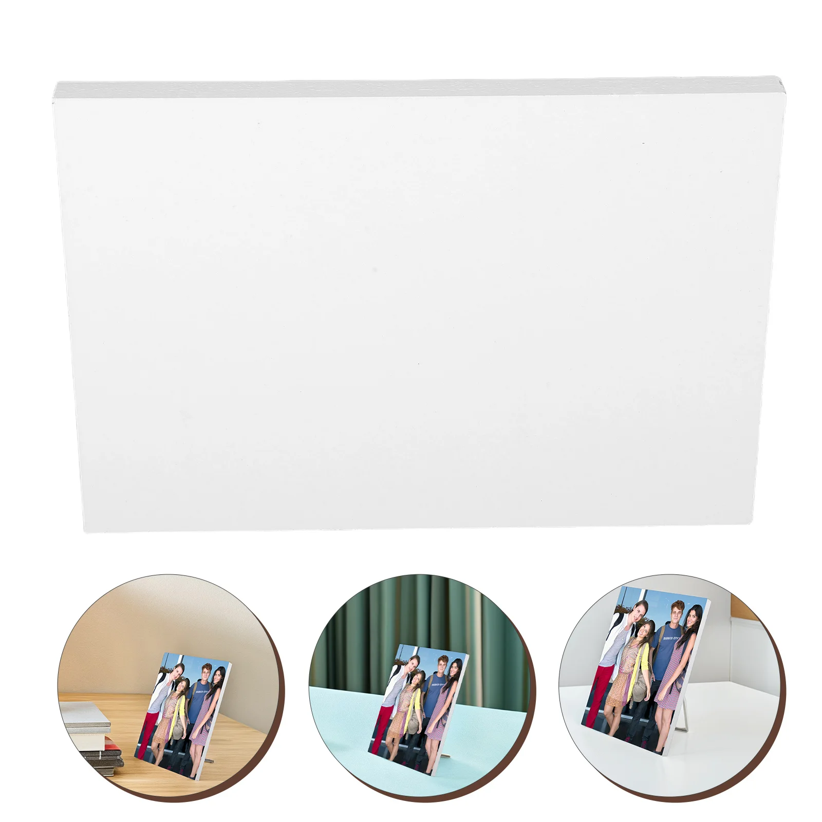 

Sublimation Blank Photo Frame 6 Holes DIY Wall Mounted Decorative Board Heat Transfer Technology Home Office Display