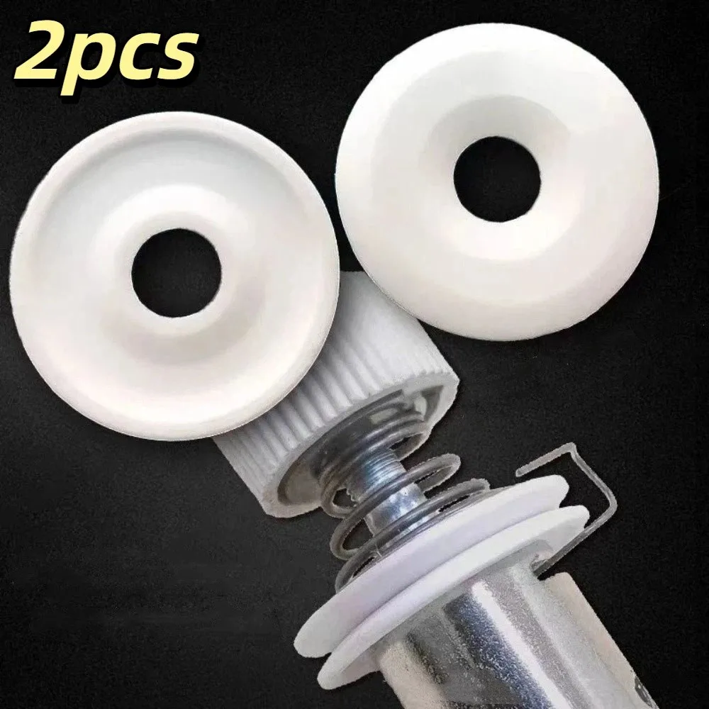 

2pcs Universal Ceramic Wire Clip Ceramic Style Replacement Flat Car Wire Clamp High Hardness Thread Tension Disk Household