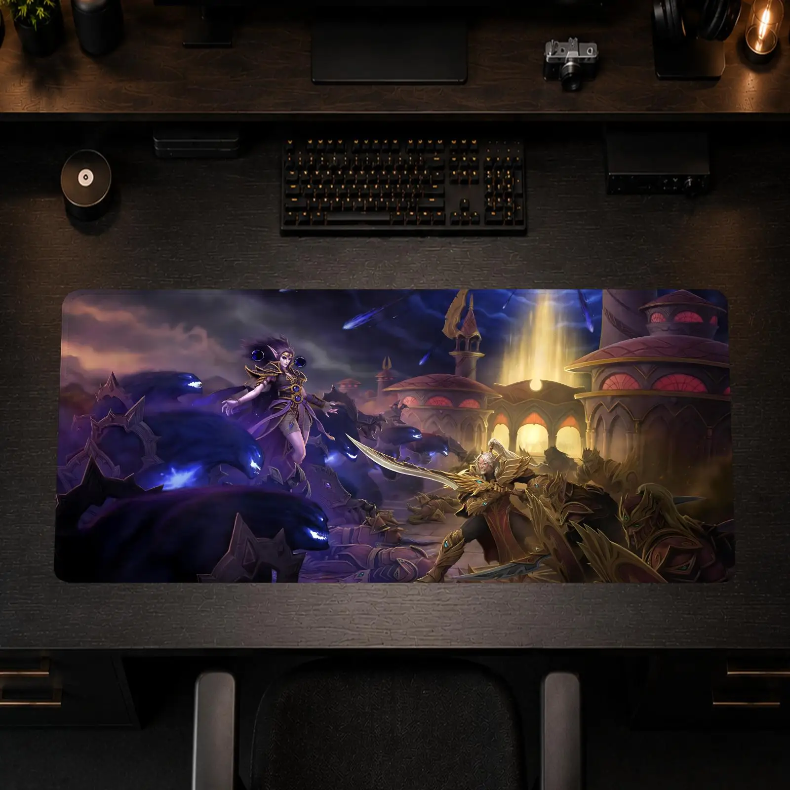 World of Warcraft Midnight Mouse Pad Gaming office Non-slip Desk Mat Diy Mousepad Large Game Keyboard overlock