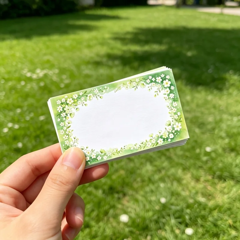 60pcs Fresh Watercolor Flower Message Cards, Suitable for Greeting Cards, Thank-you Cards, and Gift Giving