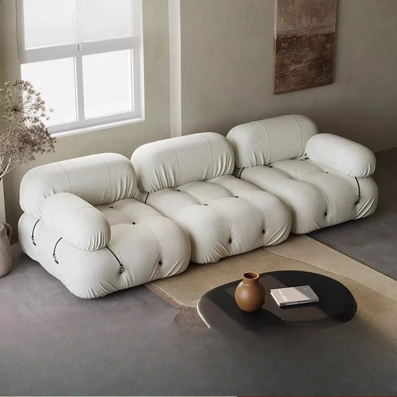 

Chameleon module sofa buckle combination fabric modern living room