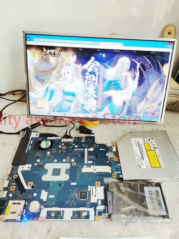 LA-8531P For Acer Packard Bell E1-521 TE11BZ NBY1G11001 Q5WT6 LA-8531P Laptop Motherboard E1-521 NBC0Y11001 NB.C0Y11.001