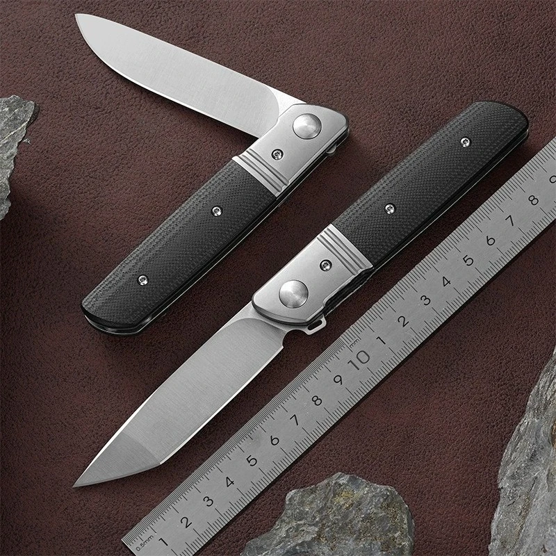 

Portable 5720 Pocket Outdoor Camping Folding Knife D2 Blade G10 Fiber Handle Hunting Tactical Survival Fruit Utility Knives Tool