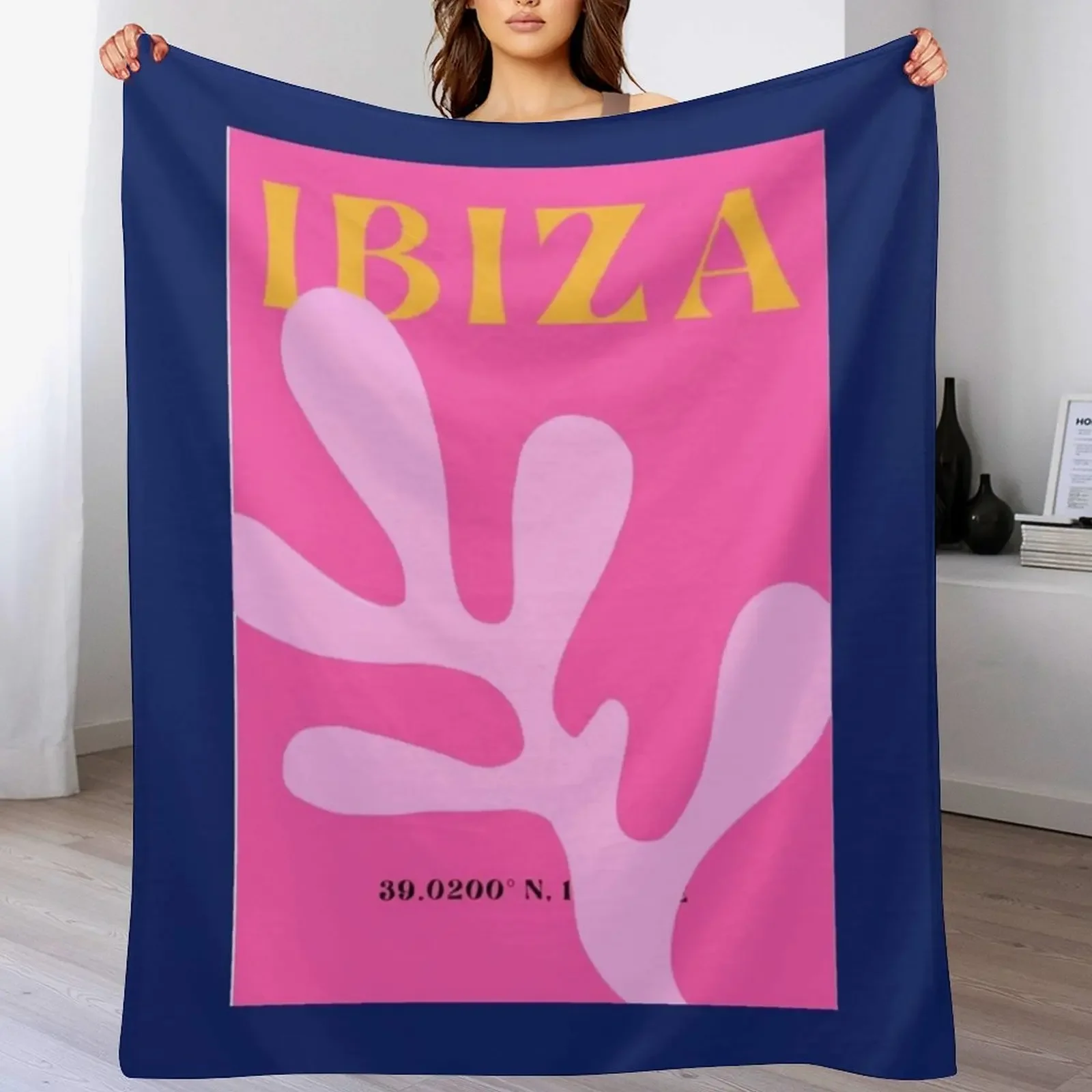 

New Ibiza Throw Blanket Ultra Plush Cozy Blanket for Napping Sleeping