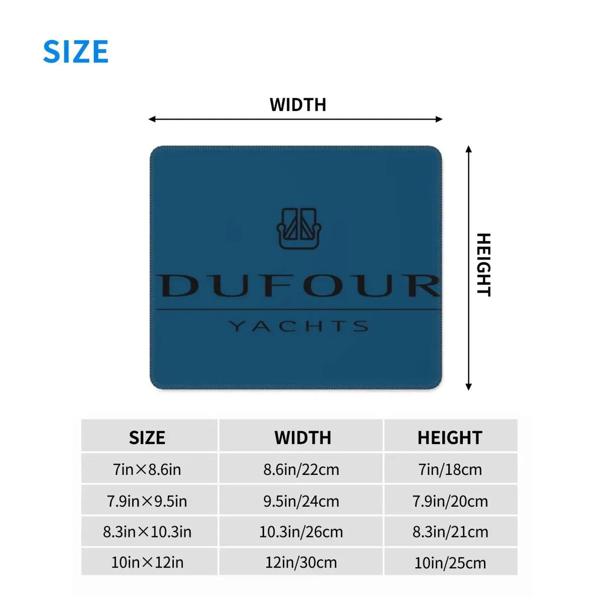 Multi-size Mouse Pad Dufour Yacht Gamer PC Laptop Mats Keyboard Carpet Computer Gaming Office Accessories Desk Mat