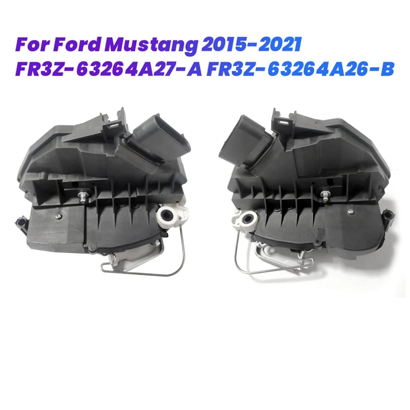 

1 пара привода пружинного замка двери автомобиля для Ford Mustang 2015-2021 FR3Z-63264A27-A FR3Z-63264A26-B механизм дверной защелки