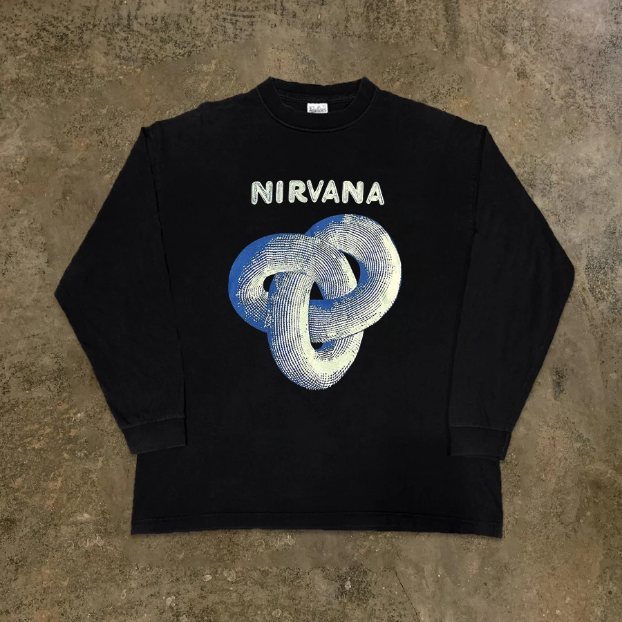 Heavyweight 300g Pure Cotton Long Sleeve T-Shirt Vintage Hip Hop Style by Xiao Chen Story Multi Design Casual Fashion Wear