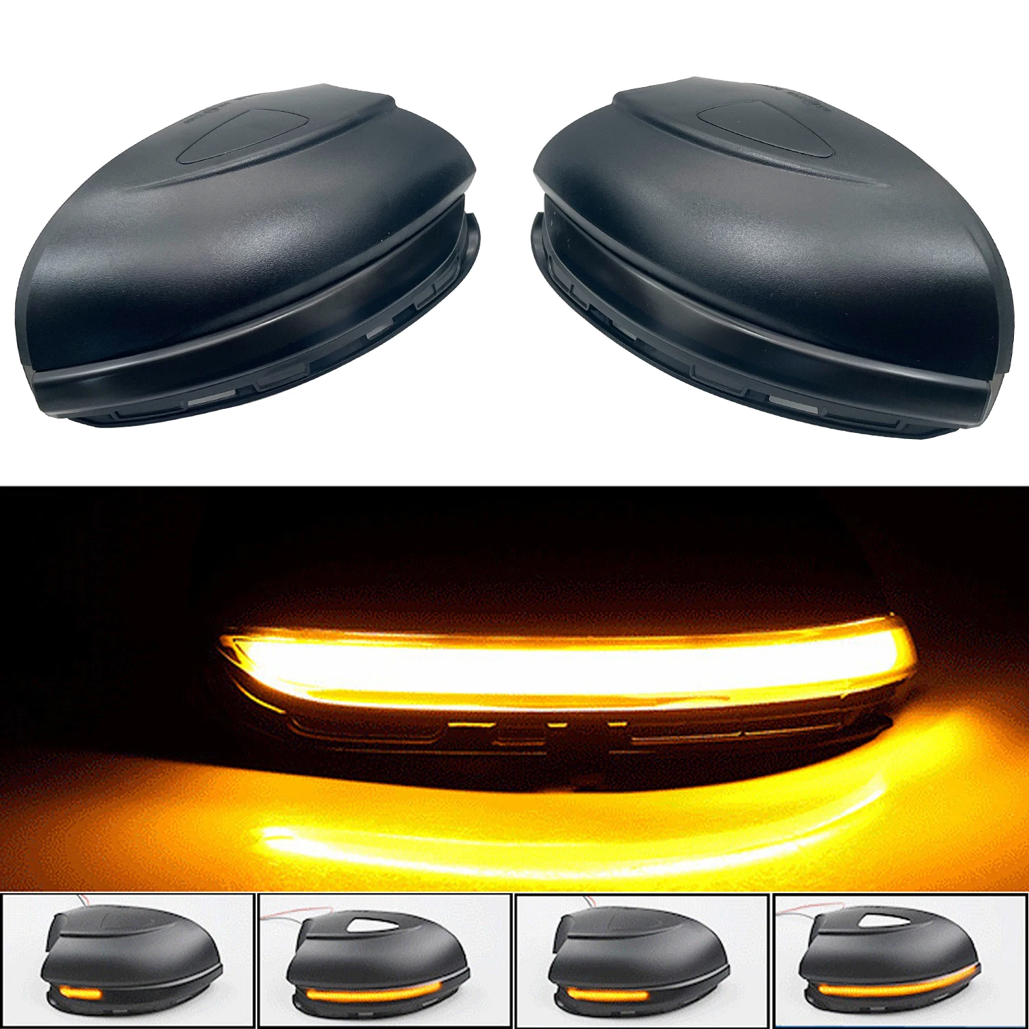 

1 комплект kSmart, автоматическое светодиодное зеркало заднего вида, последовательный сигнал поворота для Volkswagen Golf 6 MK6 GTI R32 08-14 Touran