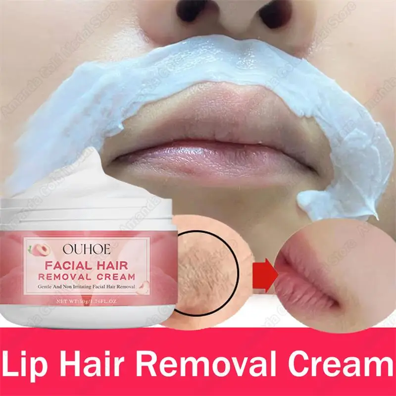 

Painless Hair Removal Cream Fast Gentle Removal Skin Care Whitening Clear Lip Hair Underarm Depilation Cream For Women Beauty