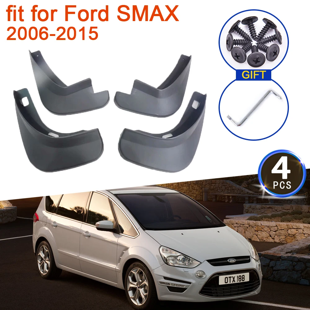 

for Ford SMAX S-MAX S MAX 2006 2007 2008 2009 2010 2011 2012 2013 2014 2015 Mud Flaps Splash Guards Mudguards Fender Accessories