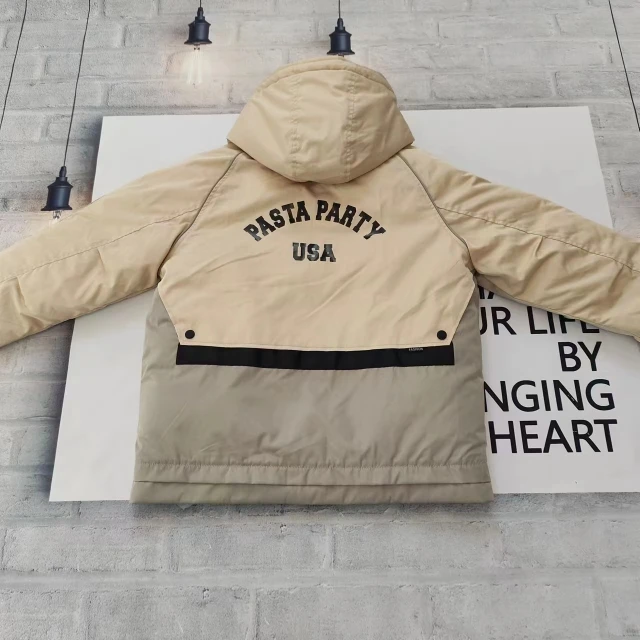 

Winter New Faion Korean Sle Men's Casual Patchwork Warm Cotton Jaet Coat Hooded Whole Cotton ular Brand Youth Travel