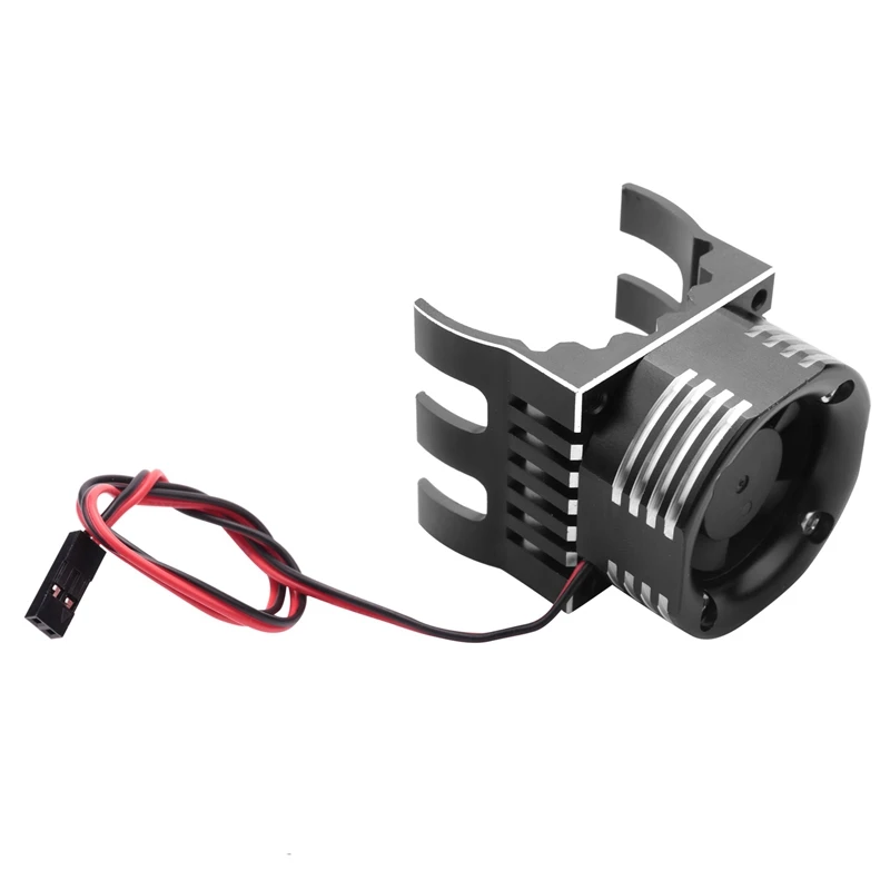 T04C-42Mm Motor Cooling Fan Heat Sink With LED Light For Traxxas 1/10 E-Maxx E-Revo Summit Arrma 1/8 Kraton Talion Typhon