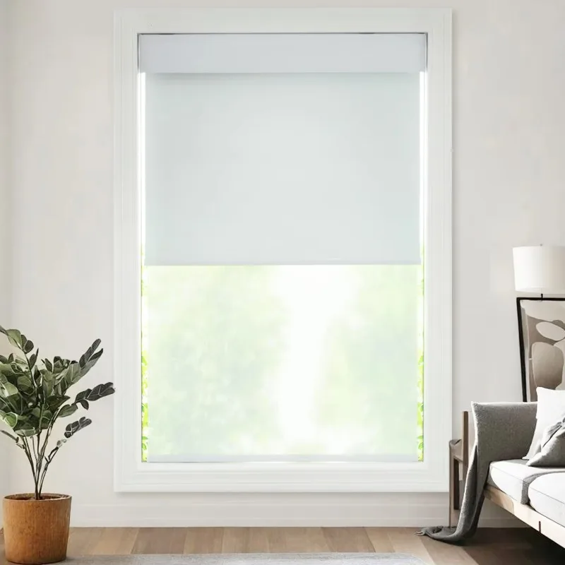 

Home cordless day and night automatic curtains smart electric zebra shutters
