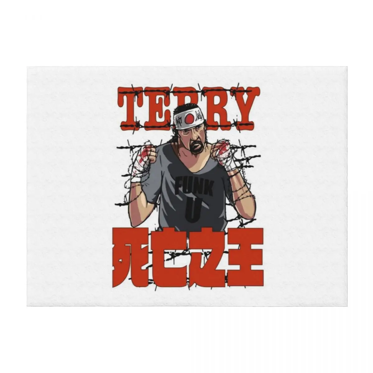 

Terry Funk King of Death Throw Blanket Blankets For Sofas Personalized Gift bed plaid warm winter Blankets