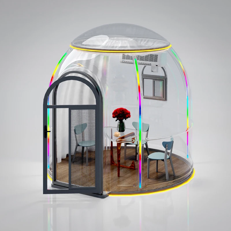Large Indoor Waterproof Inflatable Geodesic Dome Tent for Outdoor Events Wedding Parties Glamping Resorts Exhibitions