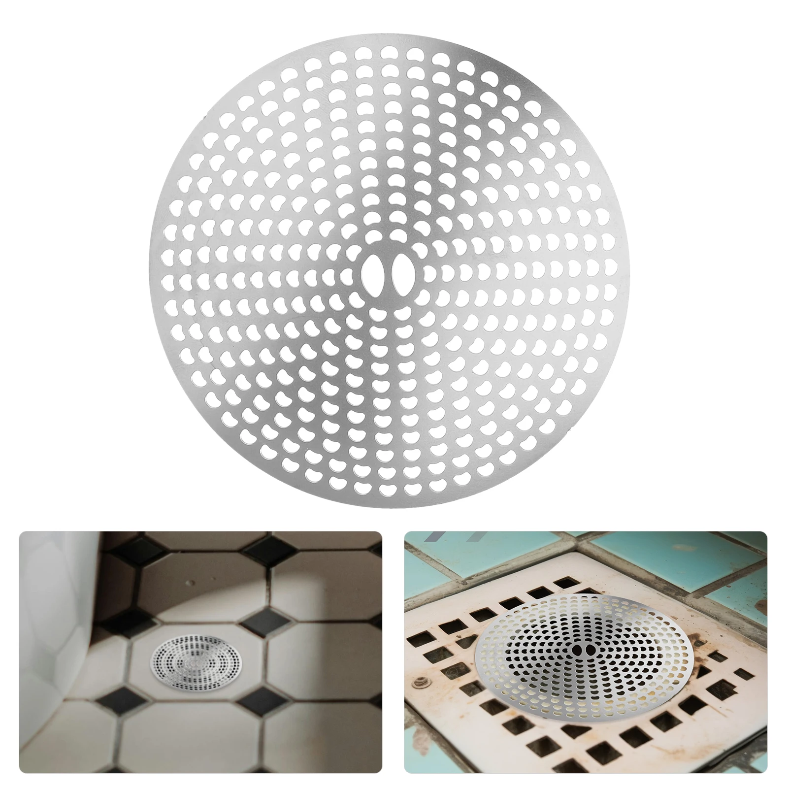 

Floor Filter Net Metal Drain Strainer Mesh Stainless Steel Anti-Clogging Sewer Debris Prevention Hair Catcher For Bathtub Shower