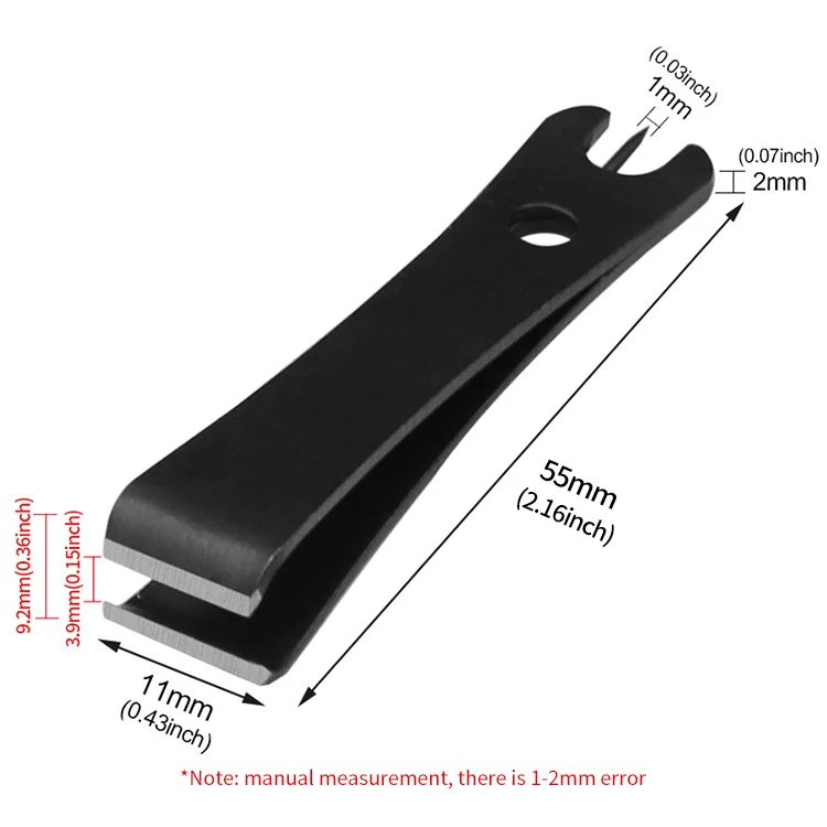 Angelschnurschneider Nipper Edelstahl Multifunktionaler Angelschlaufenöffner Zange Gadget Mehrzweckschere – Detail 9