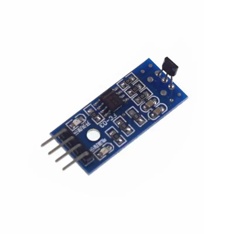 Sensor hall módulo de medição de velocidade do motor 3144e único circuito aberto sensor de velocidade 3144 contagem sensor a3144 placa a3144e