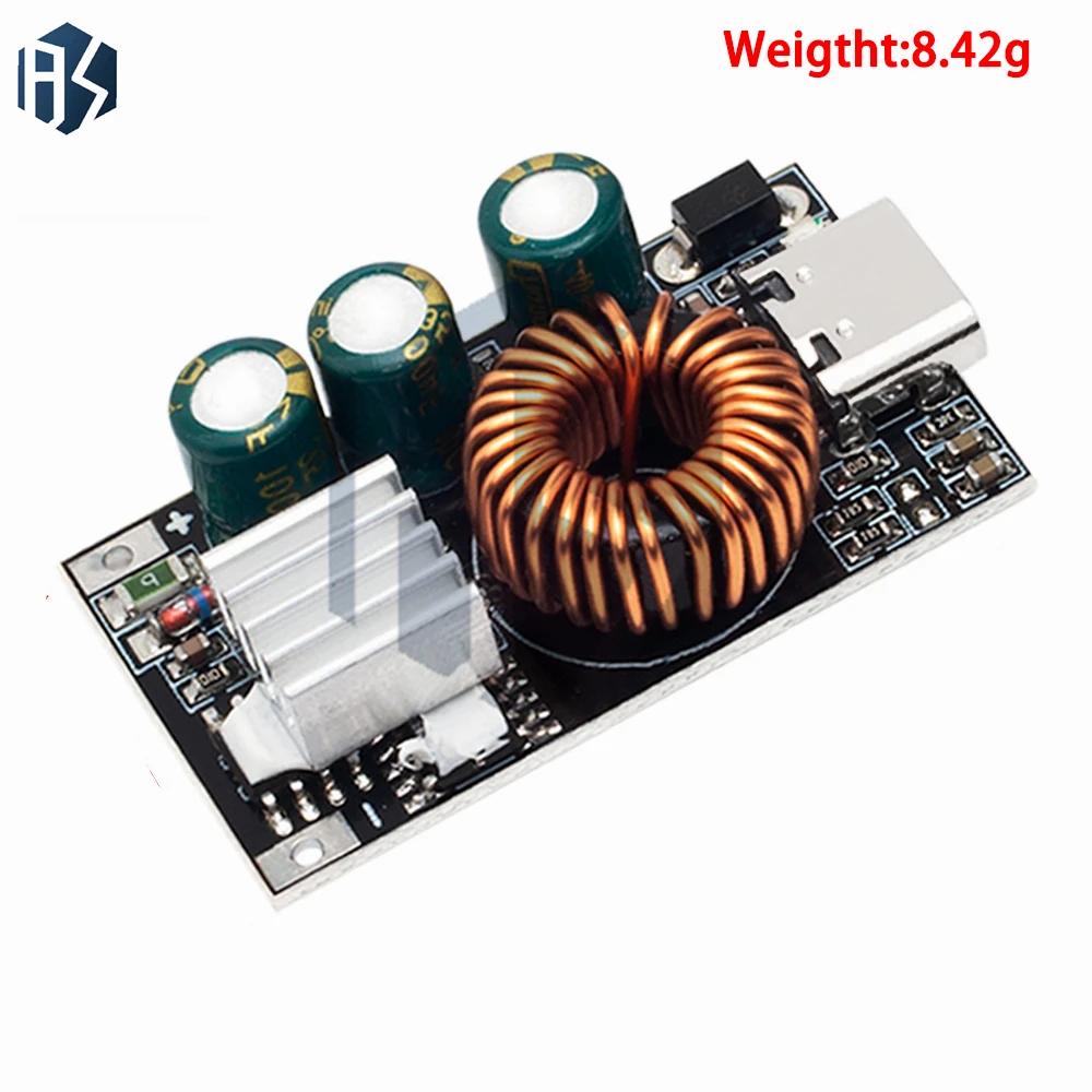 Modulo step-down a ricarica rapida PD3.0/QC4.0 da 30 W - Ingresso 10-30 V, compatibile multimarca per uso di emergenza